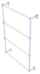 Pacific Beach 4 Tier 24" Ladder Towel Bar with Dotted Accents, Polished Chrome