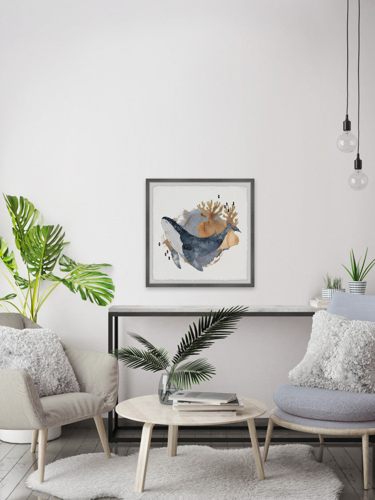 "Rule the Waters" Framed Painting Print, 18x18