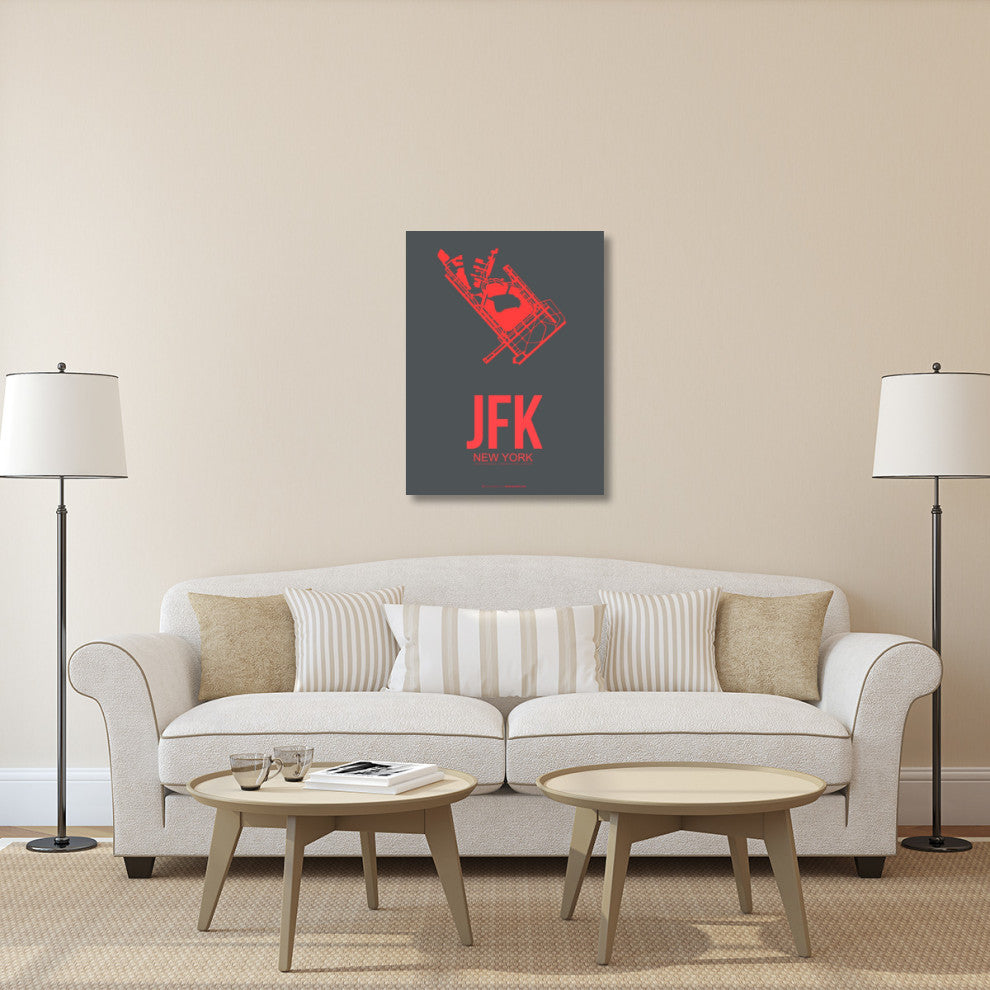 "JFK New York Poster 2" Fine Art Print