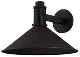 Elani 1-Light Exterior Wall Sconce, Textured Black