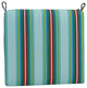 20"X19" Patterned Outdoor Chair Cushions, Set of 2, Walden Caribean