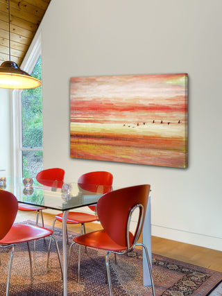 "Flying South" Fine Art Canvas Print, 18"x12"