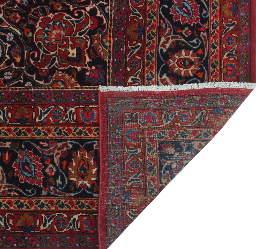 Fine Vintage Distressed Jamie Red Rug