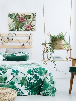 "Follaje Floral" Painting Print on Wrapped Canvas, 36"x24"