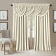 All Seasons Blackout Window Curtain, Ivory, 52 in. X 108 in.