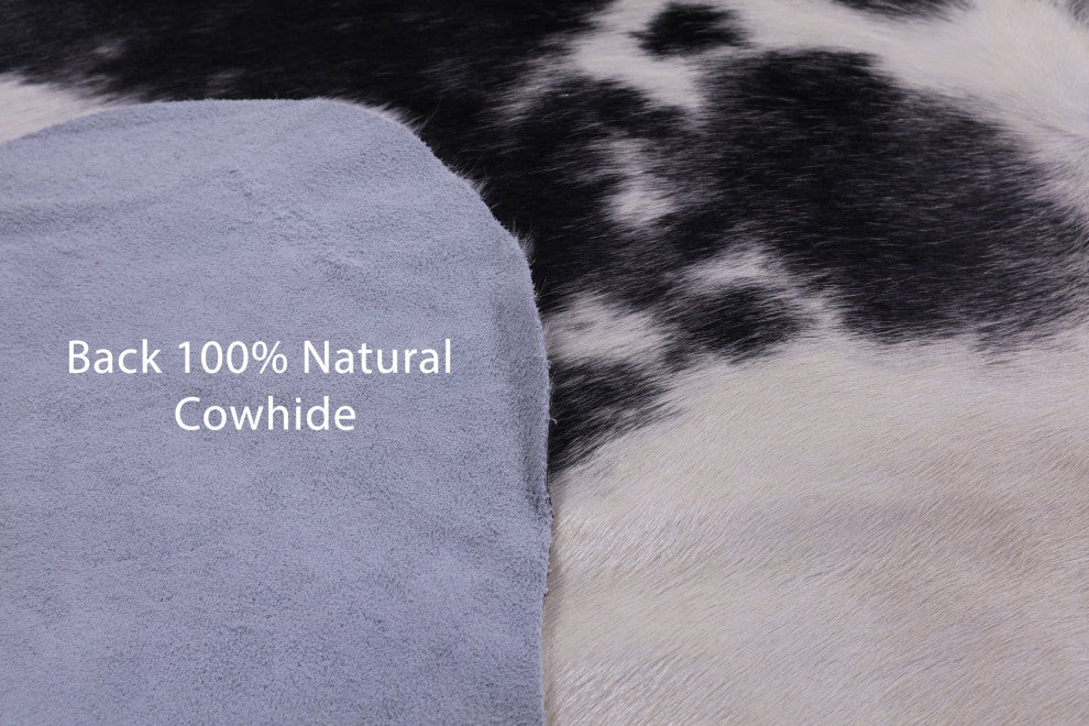 Organic Natural Hair-On Cowhide Area Rug 7' 7" X 6' 0" C1686