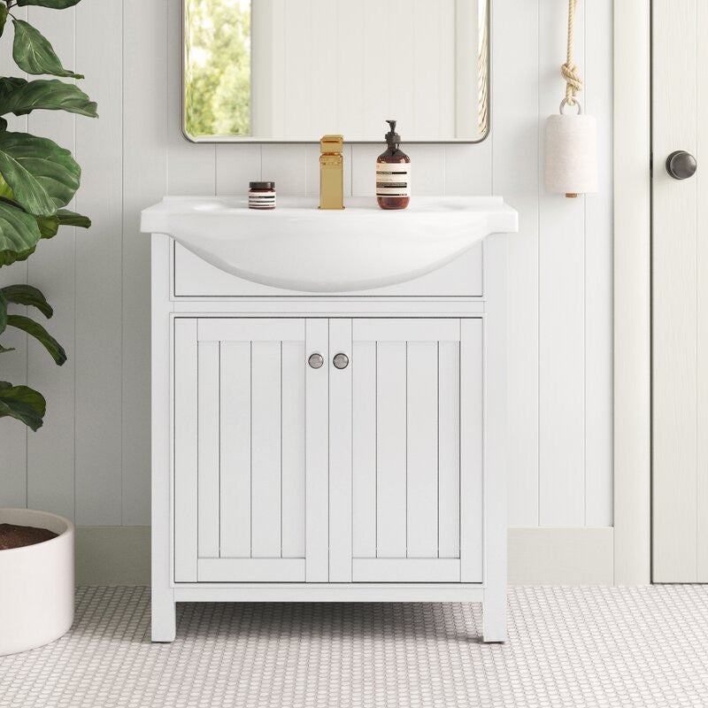Marian Transitional White 30" Single Sink Vanity