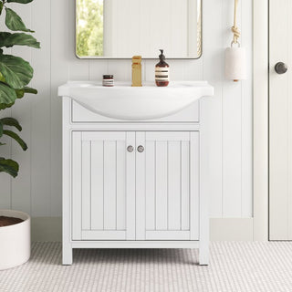 Marian Transitional White 30" Single Sink Vanity
