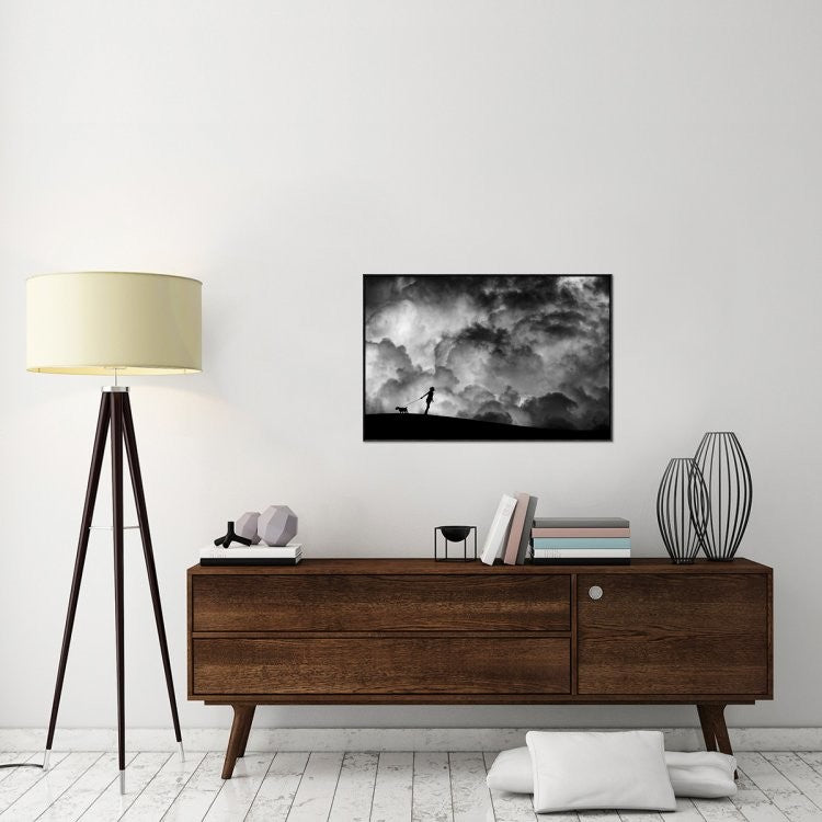 "Prelude To The Dream" Framed Canvas Giclee by Hengki Lee, 37x25"