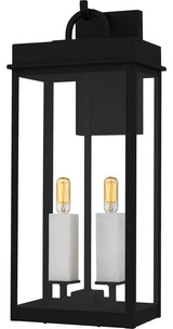 Quoizel CAM8409 Carmen 2 Light 22" Tall Outdoor Wall Sconce - Matte Black