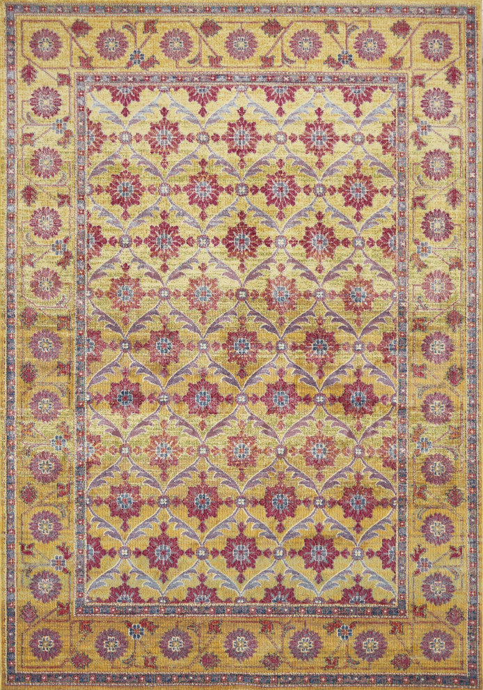 118" X 158" Gold Polypropylene Rug