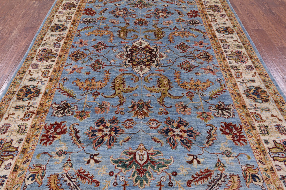 Persian Tabriz Hand Knotted Wool Rug 6' 9" X 10' 7" Q7733