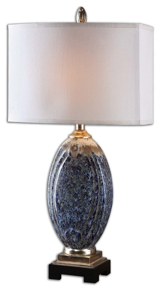 Uttermost 26298-1 Blue Latah Lamp