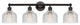 Innovations 616-4W-OB-G412 Dayton 4 Light Bath Vanity Light, Oil Rubbed Bronze