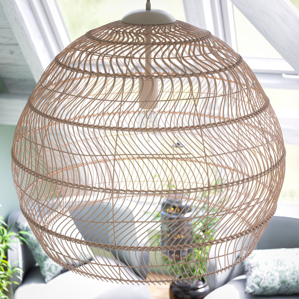 Kenroy 94058RAT 1-Light Pendant, Maverick