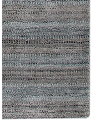 Rufina Handmade Wool Blend Area Rug, Gray/Blue, 5'x8'