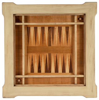 Vincent Antique Beige Multi-Game Card Table