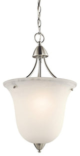 Foyer Pendant 1-Light, Brushed Nickel