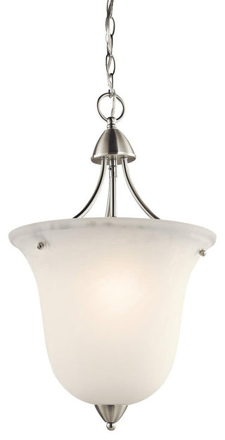 Foyer Pendant 1-Light, Brushed Nickel