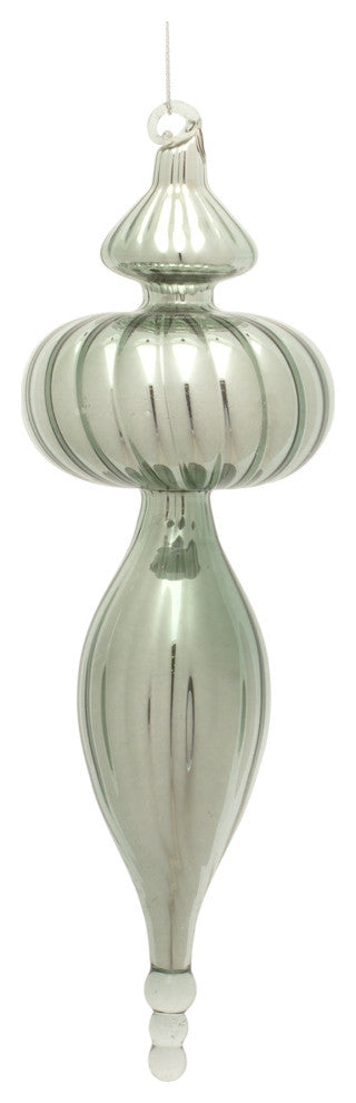 Glass Finial Drop Ornament, 6-Piece Set