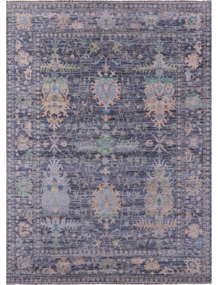 8' 11" X 12' 5" Turkish Oushak Handmade Wool Rug - Q15589-3613