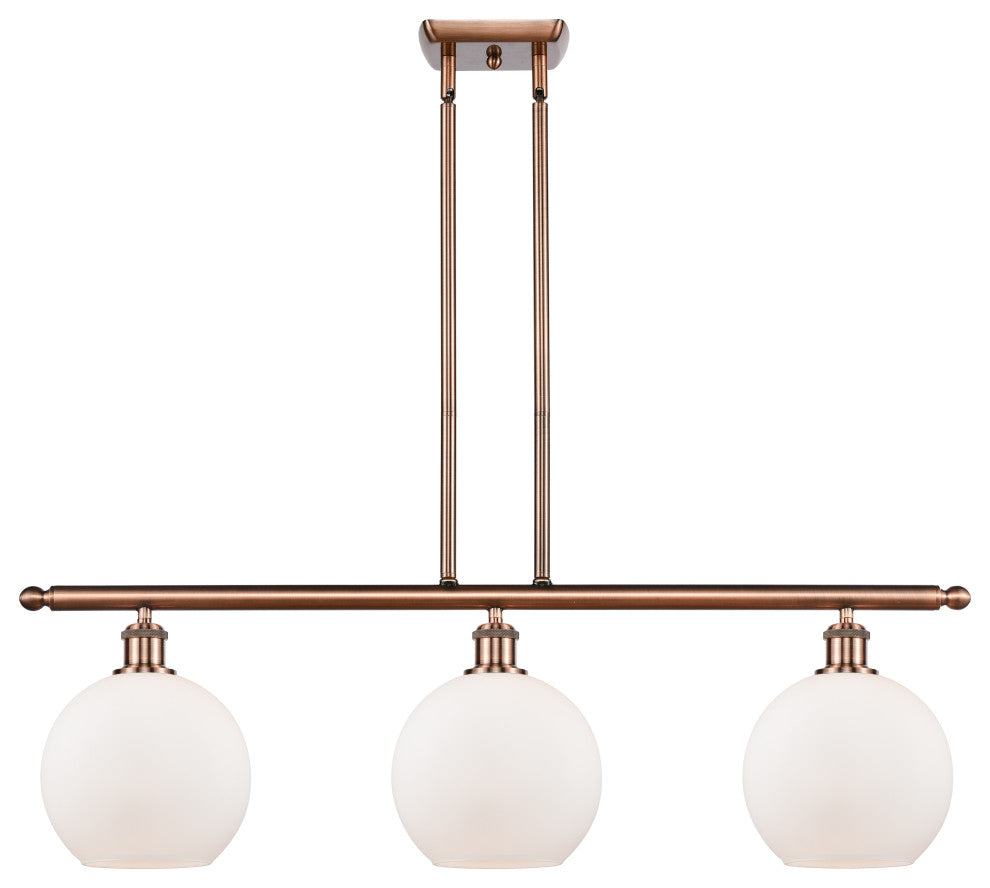 Innovations Lighting 516-3I-AC-G121-8-LED Athens 3 Light 36" Island Light