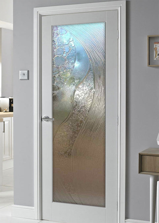 Interior Prehung Door or Interior Slab Door - High Tide - Cast Glass CGI 033...