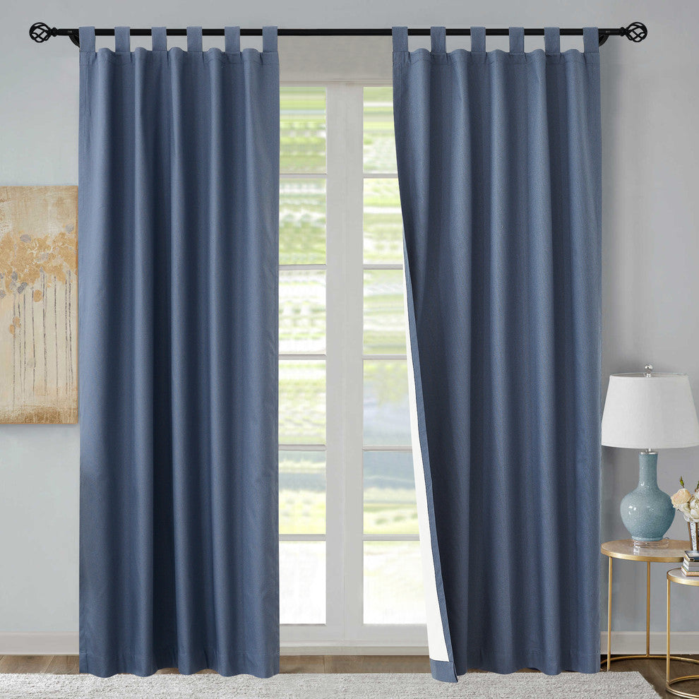 Weathermate Tab Top Panel Pair 40 x 72 in Blue