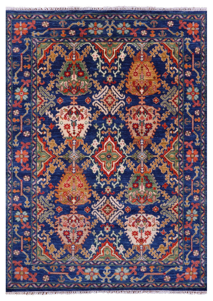 Turkish Oushak Hand-Knotted Wool Rug 6' 1" X 8' 11" - Q15459