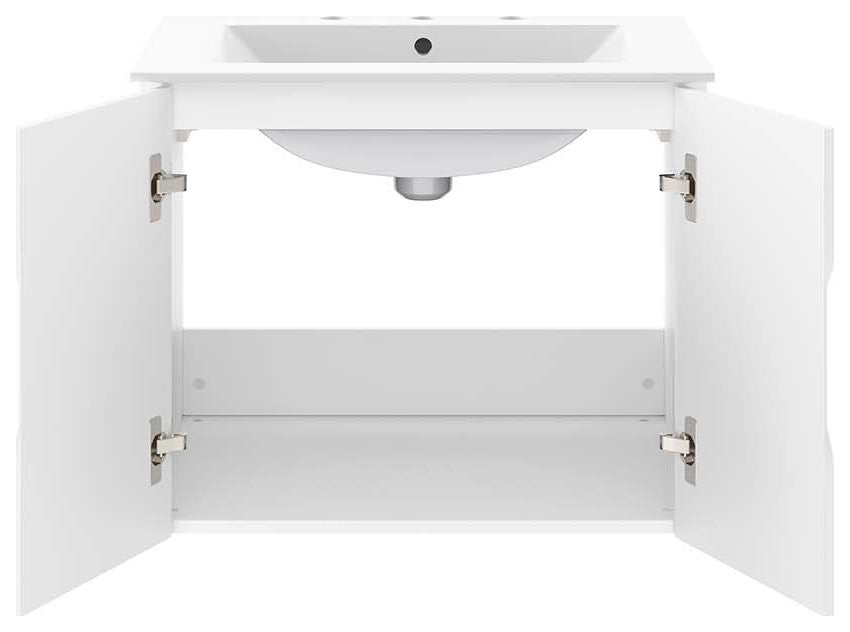 Vitality 24" Bathroom Vanity, White White