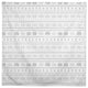 Shades Of Gray Mudcloth 58 x 102 Outdoor Tablecloth