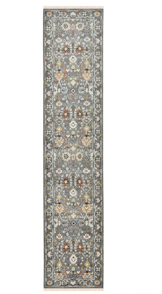 Bristol Maneux Area Rug Gray, 2'8" X 8'