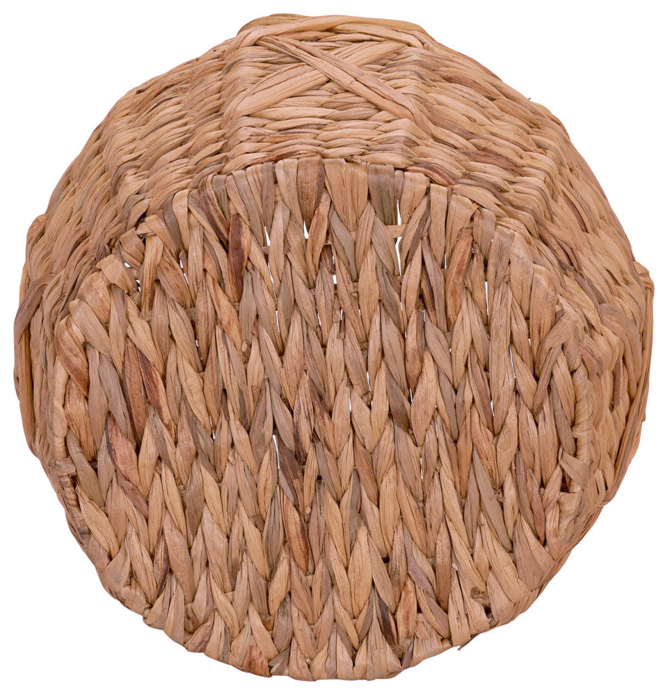 X-Weave Round Wicker Floor Basket