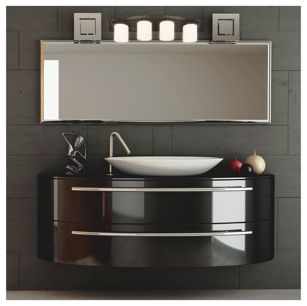 Nuk3y Modern Bathroom Vanity Light Fixture, Oil Rubbed Bronze, 4 Lights