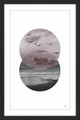 "Over the Sea" Framed Painting Print, 24"x36"