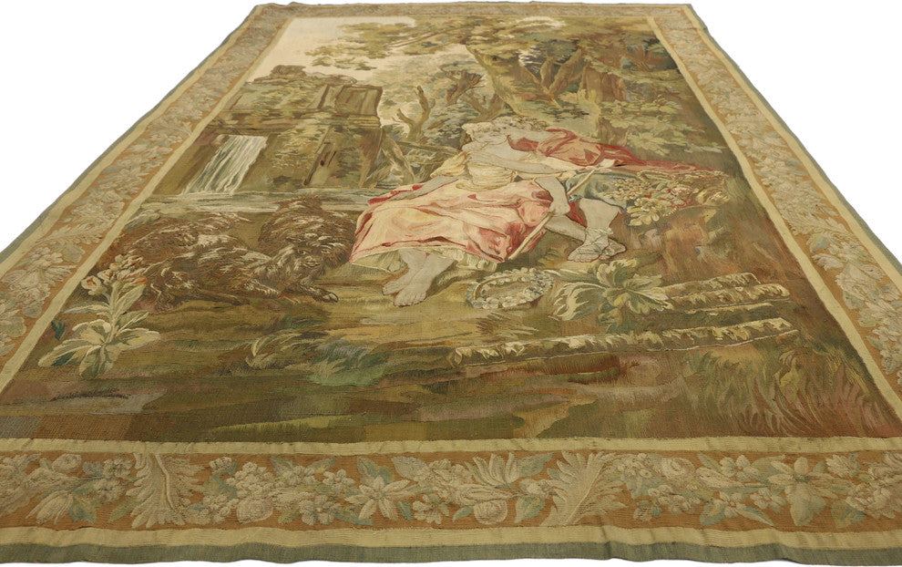 Antique French Tapestry, 06'02 x 09'11