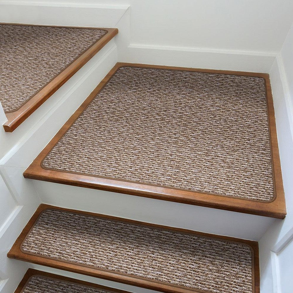 Attachable Rug for Stair Landings, Praline Brown, 3'x3'