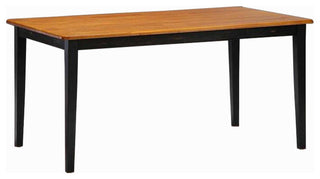 Shaker Table, Black/Oak