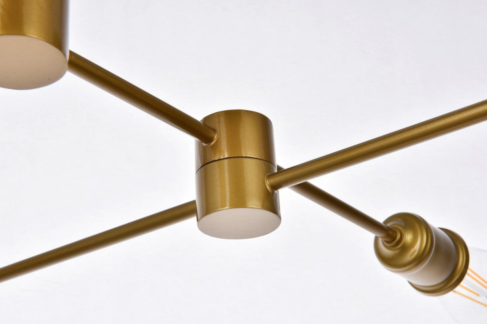 Xander 6-Light Pendant, Brass