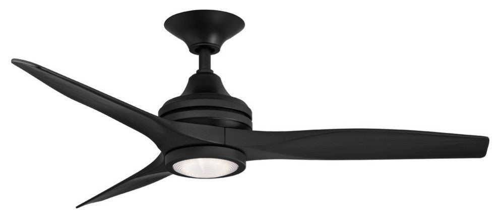 Fanimation Spitfire 64" Fan/LED Light, Black