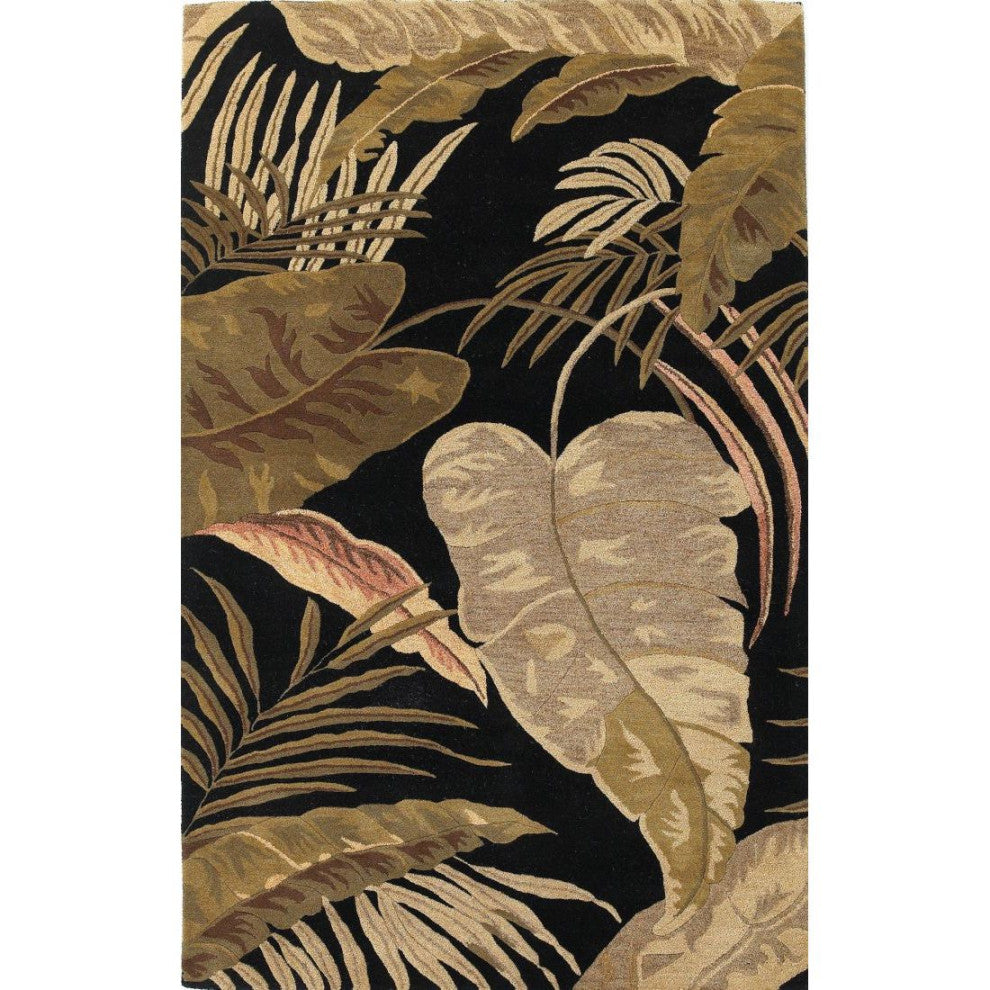 KAS Havana 2616 Midnight Rainforest Area Rug, 8'x10'6"