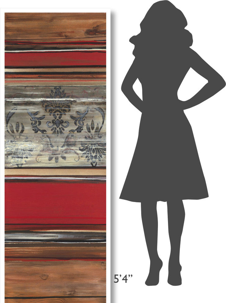 "Diary Of A Duchess II" Digital Paper Print by Joan Elan Davis, 26"x74"