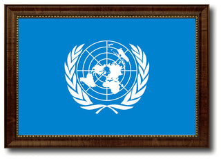 UN Country Flag Canvas Print, 15"x21"