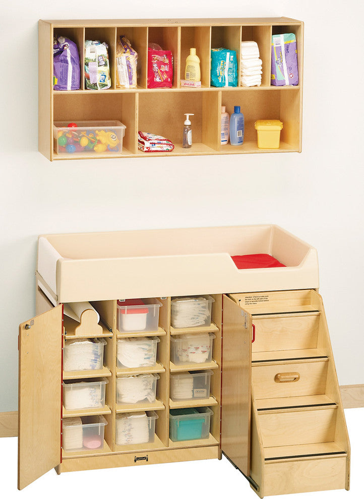 Jonti-Craft Diaper Organizer, Wall Mountable, Baltic, Acrylic