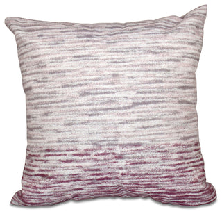 Ocean View, Geometric Print Pillow, Purple, 18"x18"