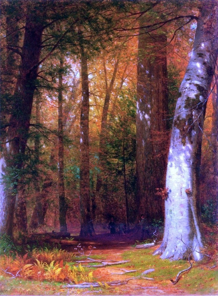 Thomas Worthington Whittredge The Pine Cone Gatherers Wall Decal