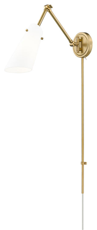 Z-Lite 350S Julia 6" Tall Wall Sconce - Matte Black