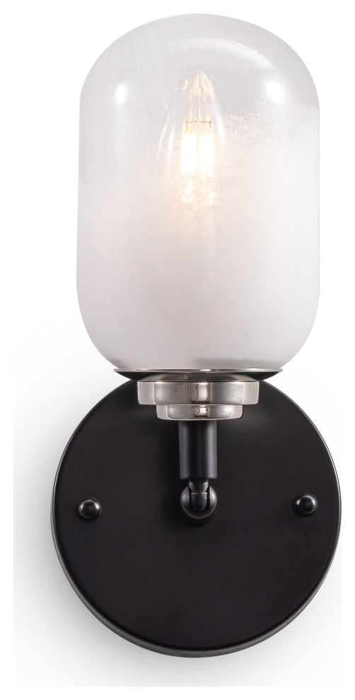 Seren 1 Light Wall Sconce Matte Black