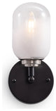Seren 1 Light Wall Sconce Matte Black