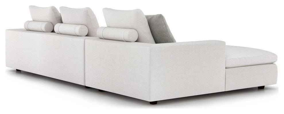 Lucerne Modular Chaise, Ashen Fabric, Ashen Fabric, Set02a-2pc